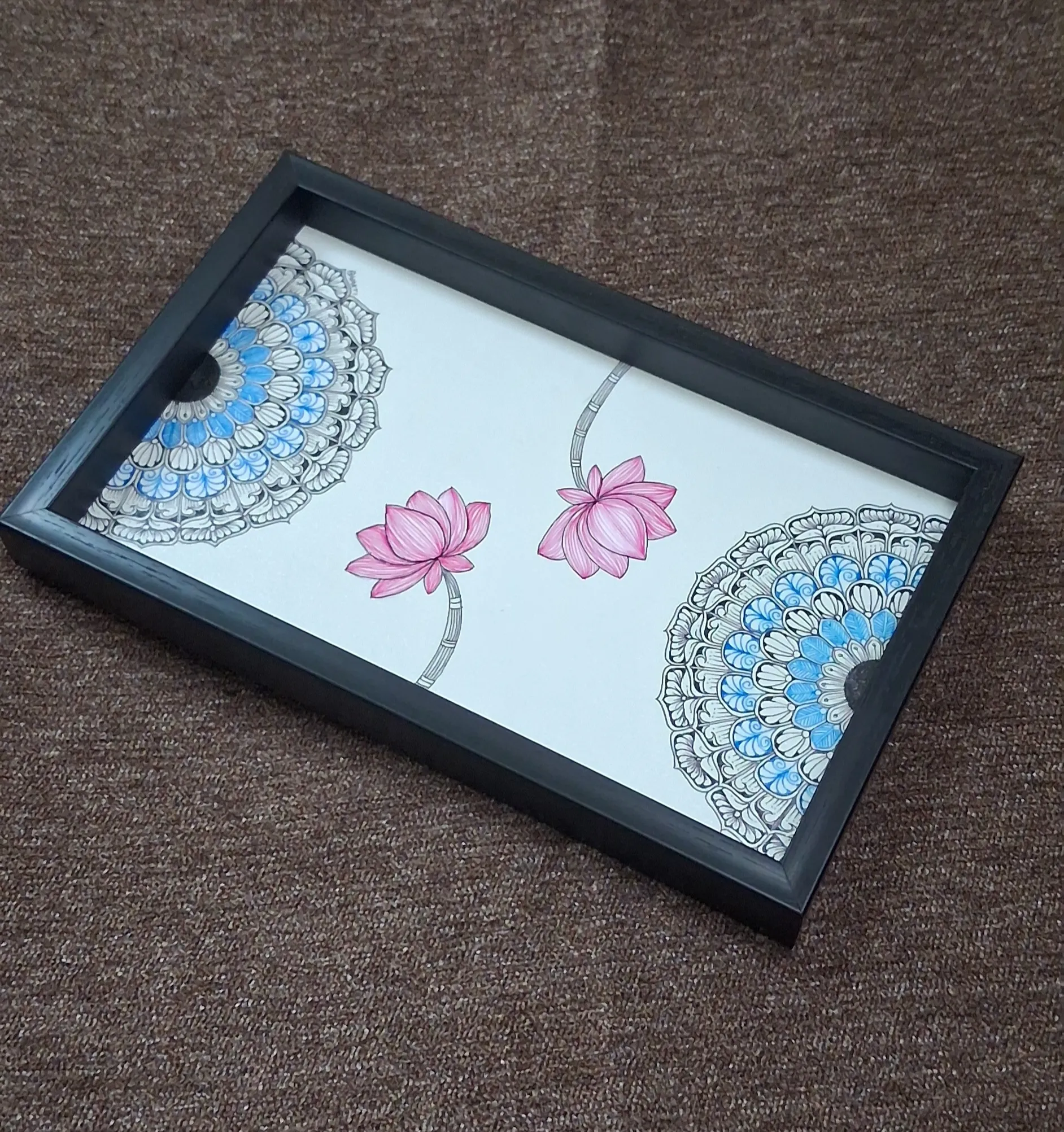 Inspire-Product-Blue-Mandala-Lotus-Tray