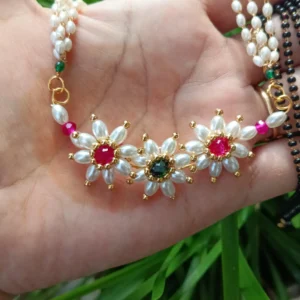 ShreeDa Parijat Mogra Pearl Mangalsutra