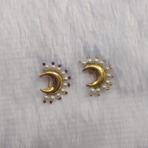 ShreeDa Chandrika Pearl Nose Pin Combo Set