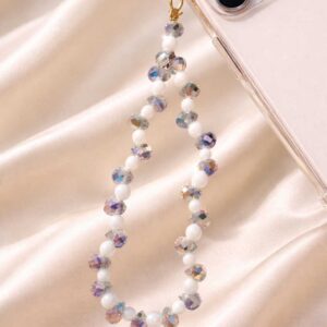 Bouquet N More Aurora Crystal Pearl Phone Charm