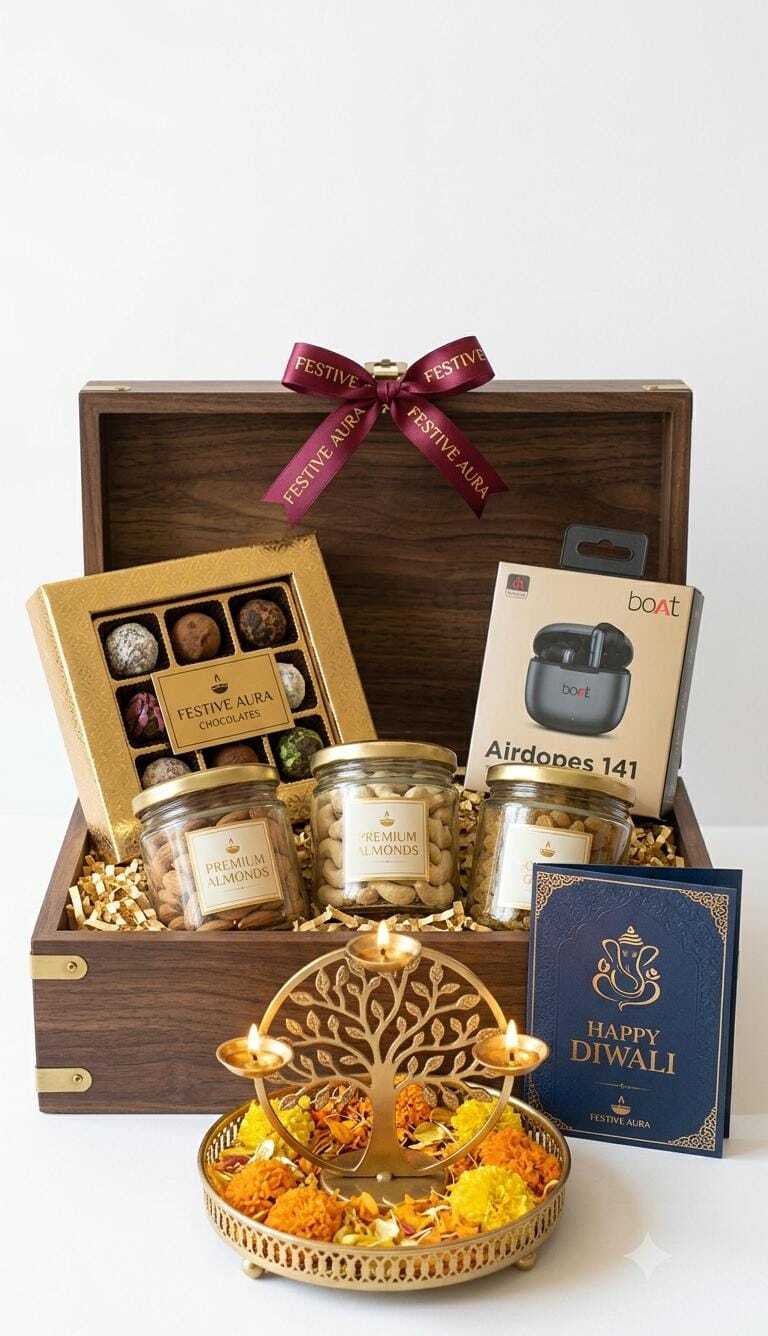 Festive Aura Elegant Diwali Gift Hamper | Premium Gifting